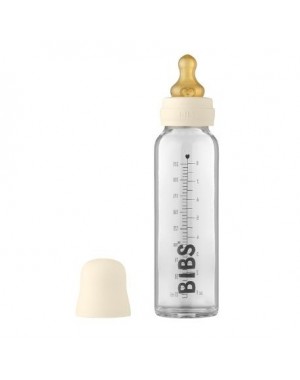 BIBS Baby Glass Bottle, Complete Set 225 ml