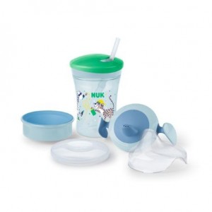 NUK  Learn-to-drink cup, Green, 6+m