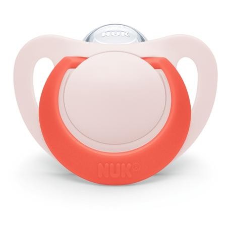 NUK Star,  Size 2 (6-18 months), Anatomical - Silicone, Pacifier with name