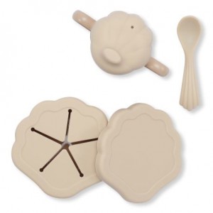 Konges Sløjd, Clam Set, 3-piece dinner set, Shell, Available in several versions