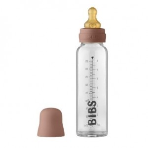BIBS Baby Glass Bottle, Complete Set 225 ml