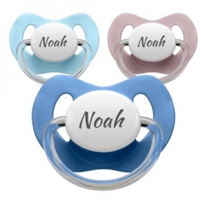 NIP Family,  Size 1 (0-6m), Orthodontic - Silicone, Personalised dummies