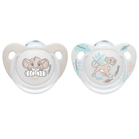 NUK Pacifier, Disney,  Size 1 (0-6 m), Anatomical, Silicone 2-pack