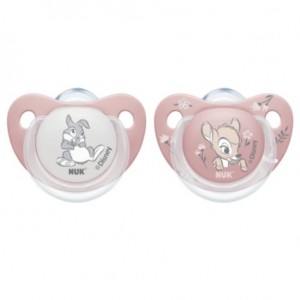 NUK Pacifier, Disney,  Size 2 (6-18 m), Anatomical, Silicone 2-pack