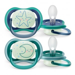 PHILIPS AVENT Ultra Air Night, Size 2 (6-18 m), Symmetrical - Silicone