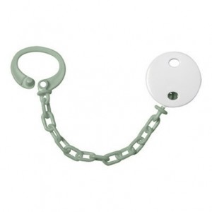 Personalised dummy clip, Round, 2-pack, Several colours available