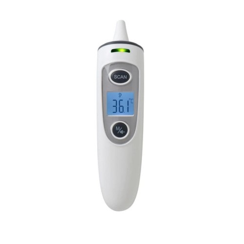 In ear or clearance forehead thermometer