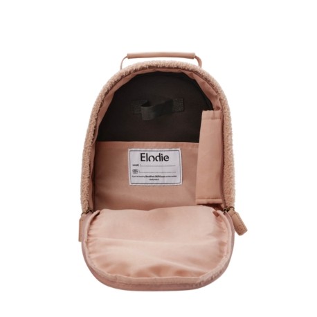 Elodie Backpack, Pink Bouclé