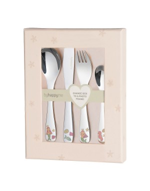 Cutlery set with name, Mermaid, Picture frame included