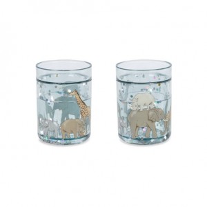 Konges Sløjd, Glitter cup 2-pack, Safari,