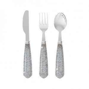 Konges Sløjd, Glitter Cutlery Set, Sparkling Blue