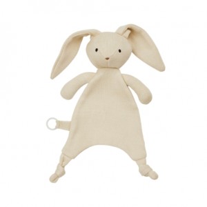 SMALLSTUFF, Baby comforter, Off. White Rabbit