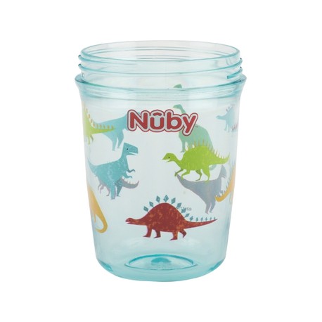 Nüby, Flip-it cup with straw, 12+ months., Aqua