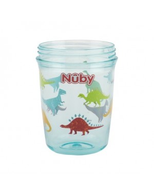 Nüby, Flip-it cup with straw, 12+ months., Aqua