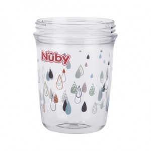 Nüby, Flip-it cup with straw, 12+ months., Grey