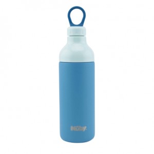 Nüby, Stainless Steel Water Bottle, 4 years old, Blue