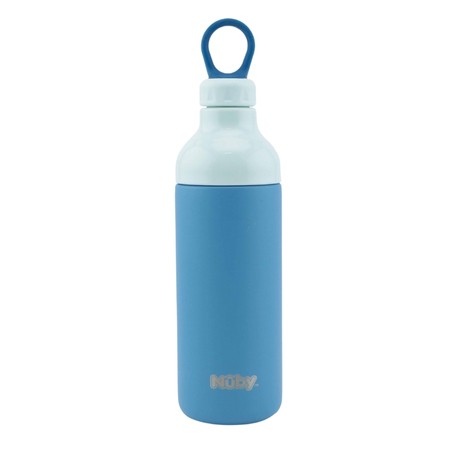 Nüby, Stainless Steel Water Bottle, 4 years old, Blue