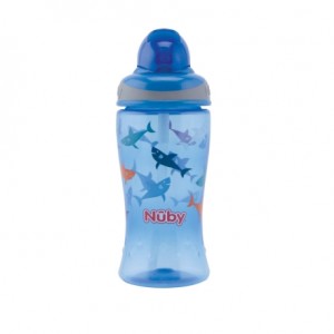 Nüby, Flip-it sports bottle, 12+ months., Blue