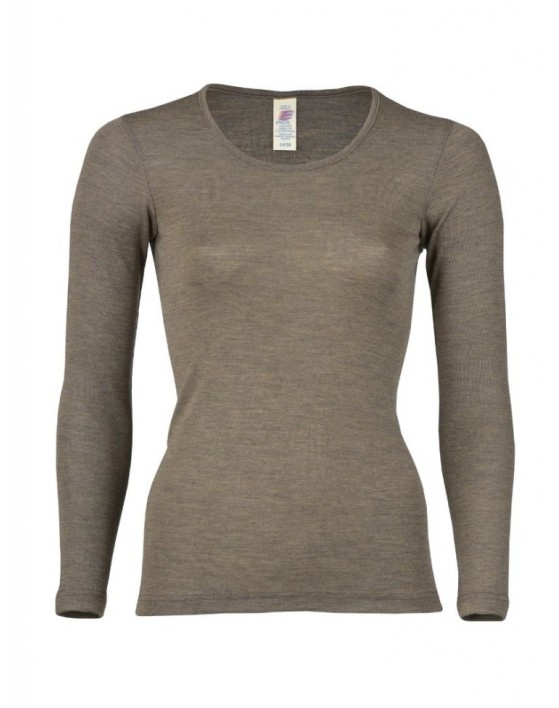 Women's blouse in merino wool