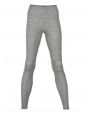 Women's leggings in merino wool, Light grey mélange