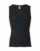 Men's undershirt in merino wool, Black