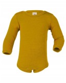 Bodysuit in wool, Saffron