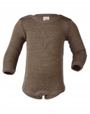 Bodysuit in wool, Walnut