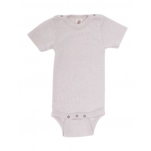 Bodysuit in merino wool, Magnolia