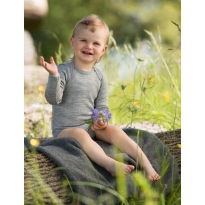 Bodysuit in merino wool, Nature