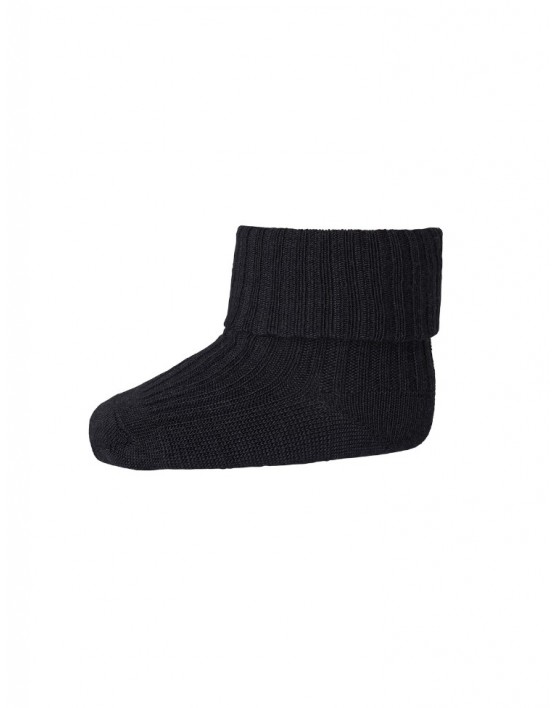 Baby ankle socks in merino wool with fold-over, OEKO-TEX®