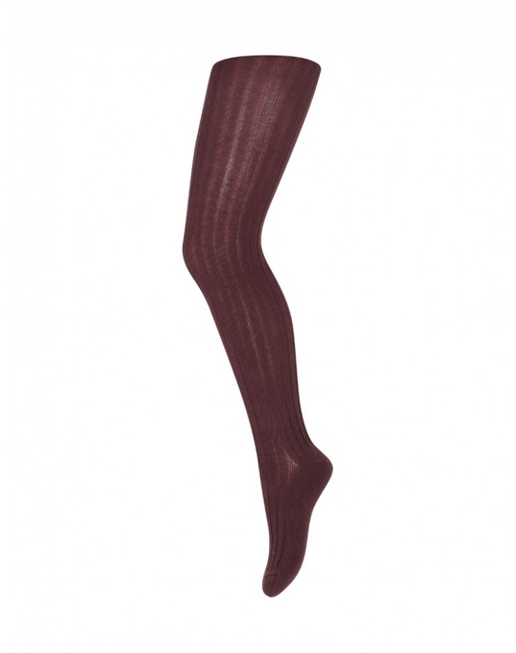 Tights for children in merino wool, OEKO-TEX®, Grape Skin