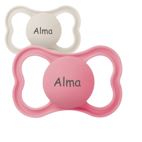 MAM Supreme,  Size 2 (6-16m), Symmetrical - Silicone, Personalised dummies