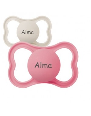 MAM Supreme,  Size 2 (6-16m), Symmetrical - Silicone, Personalised dummies