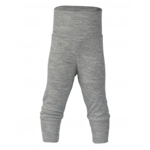 Trousers in wool, Light gray mélange