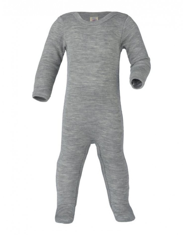 Merino wool suit, Light grey mélange