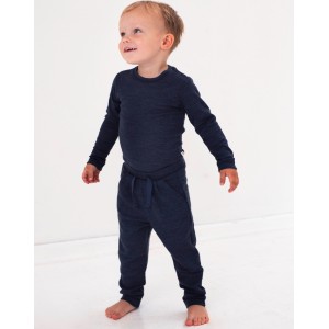 Drawstring baby pants in 100% merino wool, OEKO-TEX®