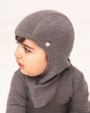 Balaclava in 100% organic merino wool for babies and children, Thin quality - 1 layer of fabric, OEKO-TEX®