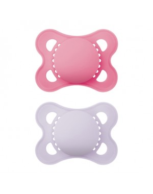 MAM Original 2 pack, Size 1 (0-6 months), Symmetric - Silicone