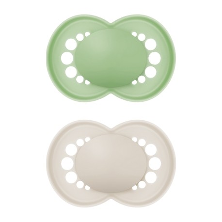 MAM Original 2 pack, Size 3 (16-36 months), Symmetric - Silicone