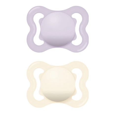 MAM Mini Air 2 pack, Size 1 (0-6 months), Symmetric/Silicone