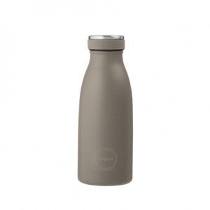 Aya&Ida,  Drinking Bottle, Water Bottle with lid, 350 ml, Driftwood