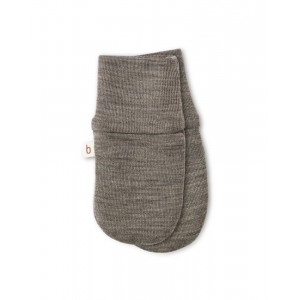 Mittens in 100% organic merino wool for babies and children