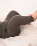 Leggings in 100% merino wool for babies and children