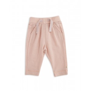 Drawstring baby pants in 100% merino wool