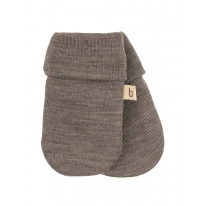 Mittens in 100% organic merino wool for babies and children