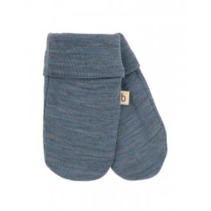 Mittens in 100% organic merino wool for babies and children