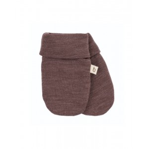 Mittens in 100% organic merino wool for babies and children