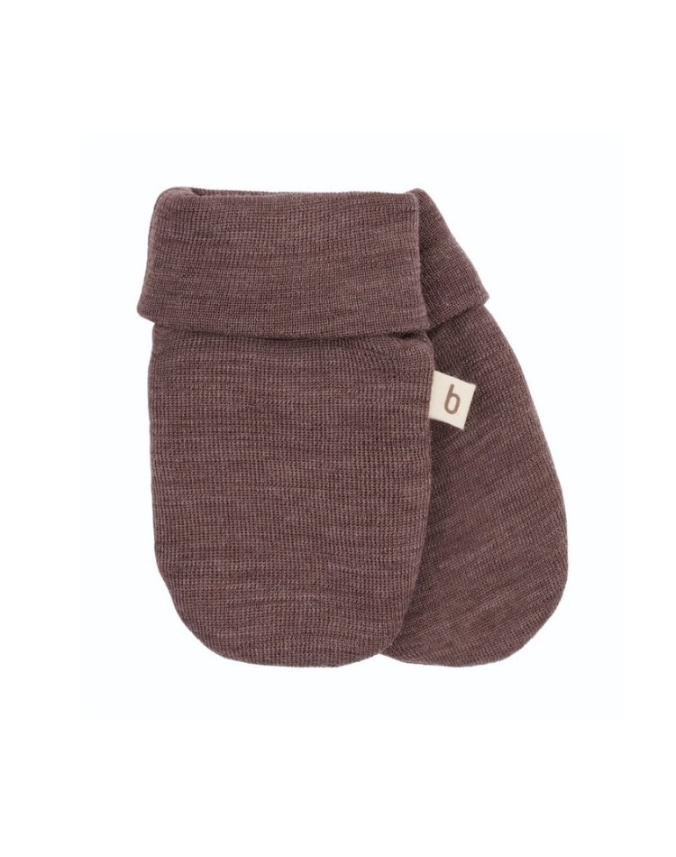 Mittens in 100% organic merino wool for babies and children