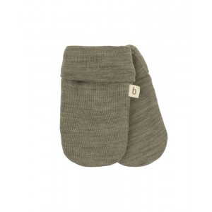 Mittens in 100% organic merino wool for babies and children