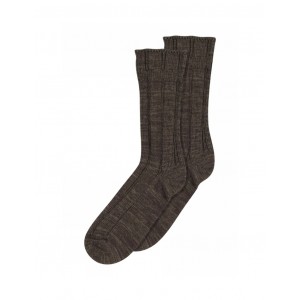 MP strømper, Soft women's ribbed socks in wool/bamboo viscose